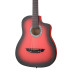 ACD-41A-79-R Акустическая гитара, с вырезом, красный санберст, АККОРД