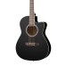 FFG-3039-BK Акустическая гитара, с вырезом, черная, Foix