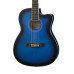 GA-H10-38-BL Акустическая гитара, с вырезом, синяя, Smiger