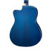 GA-H10-38-BL Акустическая гитара, с вырезом, синяя, Smiger
