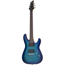 Schecter C-6 PLUS Гитара электрическая (Oriental Blue Burst)