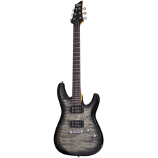Schecter C-6 PLUS Гитара электрическая (Charcoal Burst)