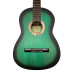 K-Green Гитара классическая, зеленая, Кунгурская Акустика