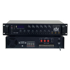 SVS Audiotechnik STA-650 Радиоузел 6 зон, 70/100 В (4, 8, 16 Ом), усилитель мощности 650 Вт