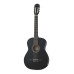 FCG-2039CAP-BK-MAT Классическая гитара с чехлом, ремнем, тюнером, черная матовая, Foix