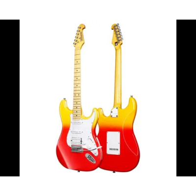 BULLFIGHTER D-130 New Style With bag, Red Yellow Электрогитара, чехол в комплекте