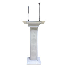 SVS Audiotechnik LR-150 White Мобильная трибуна со встроенным усилителем мощностью 100 Вт