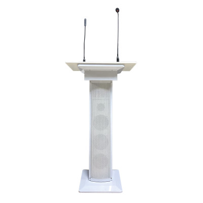 SVS Audiotechnik LR-150 White Мобильная трибуна со встроенным усилителем мощностью 100 Вт