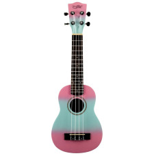 Kaimana UK-21 LBPK Укулеле сопрано, цвет сине-розовый