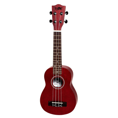 Kaimana UK-21 RDM Укулеле сопрано, цвет красный матовый