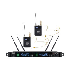 XLINE MD-968B(NEW) Радиосистема двухканальная c двумя поясными передатчиками