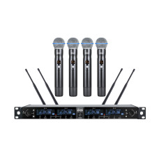 XLINE WS-1200A Радиосистема четырёхканальная c четыремя ручными передатчиками