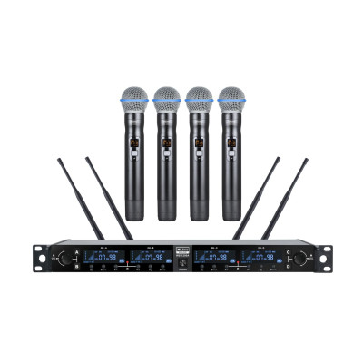 XLINE WS-1200A Радиосистема четырёхканальная c четыремя ручными передатчиками