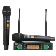 XLINE MD-272A Радиосистема двухканальная c двумя ручными передатчиками, 2 канала по 100 фикс. частот