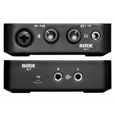 RODE AI-1 одноканальный USB аудиоинтерфейс с комбо XLR/инструмент. входом.