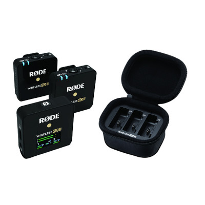 RODE комплект Wireless GO II + CHARGING CASE беспроводная петличная система с зарядным кейсом