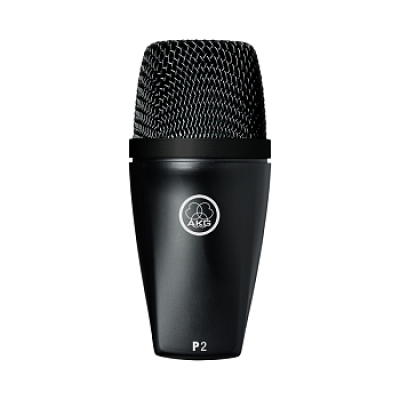 AKG P2 микрофон для озвучивания басовых инструментов и комбо динамический кардиоидный, разъём XLR, частотный диапазон 20-16000Гц