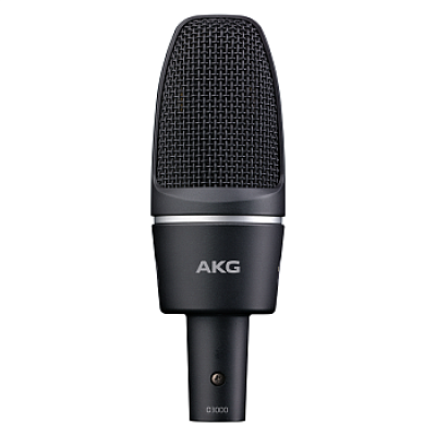 AKG C3000 конденсаторный микрофон с 1" мембраной . Диаграмма кардиоида. В комплекте: H85 держатель