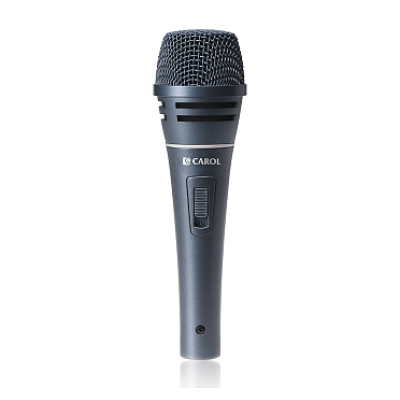 Carol Sigma Plus 1 Микрофон вокальный динамический суперкардиоидный c выключателем, 50-18000Гц, с держателем и кабелем 6,3мм-XLR 4,5м