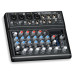 AuraSonics K8 компактный микшерный пульт 2 мик.+2 мик.моно/линейных стерео+1 лин.стерео+FXстерео+дополнительный стереоканал