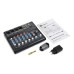 AuraSonics K8 компактный микшерный пульт 2 мик.+2 мик.моно/линейных стерео+1 лин.стерео+FXстерео+дополнительный стереоканал