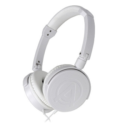 AuraSonics FINE F202WH наушники проводные, складные, закрытые с микрофоном, белый цвет