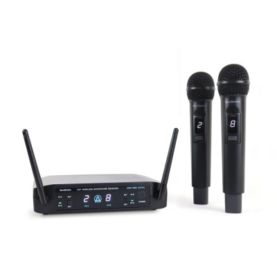 AuraSonics DUET 20S2 DIGITAL двойная цифровая радиосистема с ручными передатчиками, 8 каналов, pi/4-DQPSK модуляция
