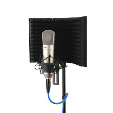 AuraSonics AS2 акустический экран для микрофонов 31x21 см, настольная стойка в комплекте