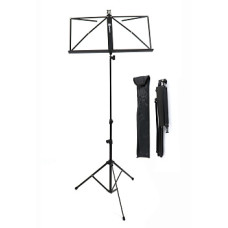 AuraSonics MSS4 компактный пюпитр в комплекте с чехлом для переноски, 46x29см, высота 0.7-1.4м, сталь