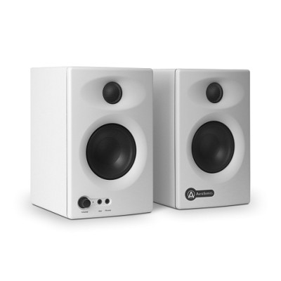 AuraSonics KN3.5BT-WH активные мультимедиа-мониторы (пара) НЧ3,5"+ВЧ1" 2x30Вт 80-20000Гц, 100дБ(пик)