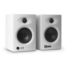 AuraSonics KN4.5BT-WH активные мультимедиа-мониторы (пара) НЧ4,5"+ВЧ1" 2x30Вт 70-20000Гц 100дБ(пик)