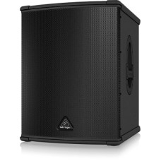 Behringer B1500XP активный сабвуфер 15", 2000 Вт пик, усилительный модуль 3000 Вт, 45-150Гц, 128дБ, стерео-кроссовер, ФНЧ 70-150Гц, BOOST 40-90Гц, стакан под стойку сабвуфер-сателлит