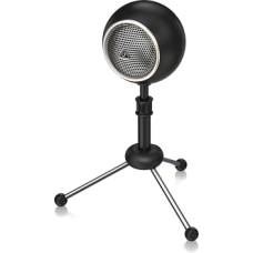 Behringer BV-BOMB винтажный конденсаторный USB-микрофон, суперкардиоидный, диафрагма 14 мм, 50-16000 kHz, SPL 135 дБ, стойка в комплекте