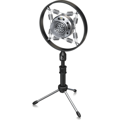 Behringer BV635 винтажный конденсаторный USB-микрофон, суперкардиоидный,пружинный подвес,диафрагма 14 мм, 50-17000 kHz, SPL 132 дБ, стойка в комплекте