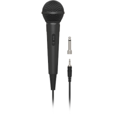 Behringer BC110 вокальный динамический кардиоидный микрофон с выключателем и кабелем, разъем TS 6,3 мм, длина кабеля 3 м