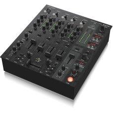 Behringer DJX750 DJ-микшер со счетчиком темпа, 5 каналов (4 стерео+ микр.), 3D-surround, процессор эффектов, VCA-кроссфейдер      