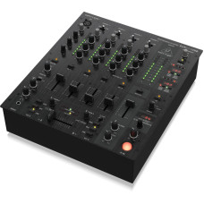 Behringer DJX900USB DJ-микшер со счетчиком темпа и USB интерфейсом (5 каналов, оптический VCA кроссфейдер 45 мм, 4-полосный эквалайзер