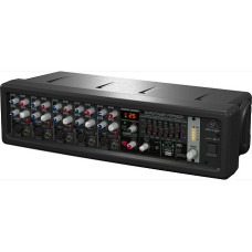 Behringer PMP550M микшер-усилитель 500Вт•4Ом, 5 мик./лин.- каналов, процессор KLARK TEKNIK, FBQ анти-фидбэк