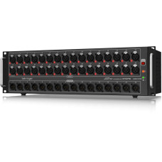 Behringer S32 I/O стейдж-бокс, 32 мик/лин входов, 16 лин выходов XLR, 2 x AES50, 2 x AES/EBU, ULTRANET, 2 x ADAT, 3U