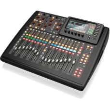 Behringer X32 COMPACT цифровая микшерная консоль - 16 программируемых MIDAS предусилителей, 17 моторизированных фейдера, ЖК экран каналов
