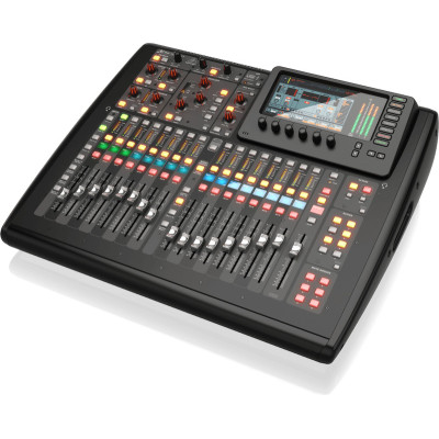 Behringer X32 COMPACT цифровая микшерная консоль - 16 программируемых MIDAS предусилителей, 17 моторизированных фейдера, ЖК экран каналов
