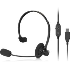 Behringer HS10 USB-гарнитура с моно наушником и микрофоном для call service и конференционных звонков, драйвер 27 мм