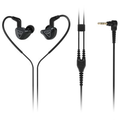 Behringer MO240 наушники для студийного мониторинга с двойным гибридным драйвером, черный