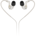 Behringer SD251-CL внутриканальные наушники профессиональные для ушного мониторинга, съемный кабель, прозрачные, mini jack 3.5 mm