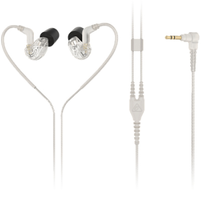 Behringer SD251-CL внутриканальные наушники профессиональные для ушного мониторинга, съемный кабель, прозрачные, mini jack 3.5 mm