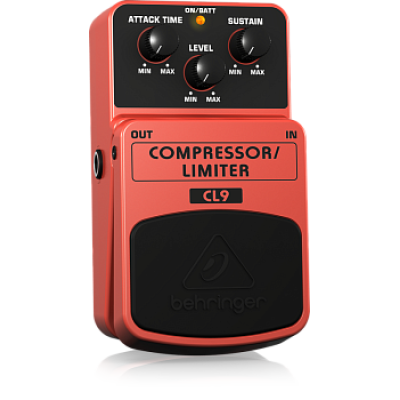 Behringer COMPRESSOR/LIMITER CL9 педаль эффектов динамической обработки (классический компрессор-лимитер)