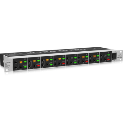 Behringer DI800 V2 8-канальный активный DI-box с универсальным питанием (сеть/ фантом)