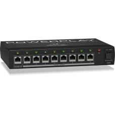 Behringer P16-D разветвитель сигнала ULTRANET 1 x 8, для микшеров P-16M и активных АС с ULTRANET. Подключение: Сat 5