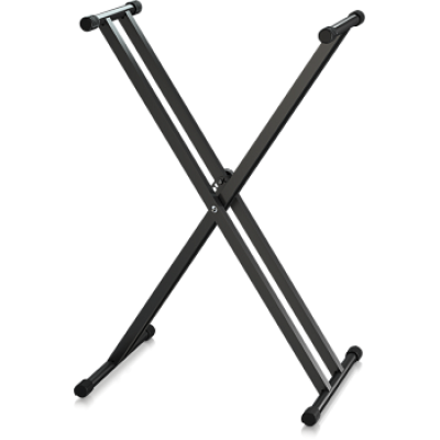 Behringer KS1002 клавишная крестообразная стойка усиленная, черная, нагрузка до 25 кг
