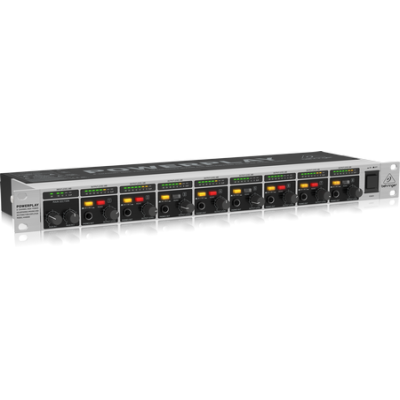 Behringer HA8000 V2 рэковый 8-канальный усилитель для стереонаушников, импульсный блок питания